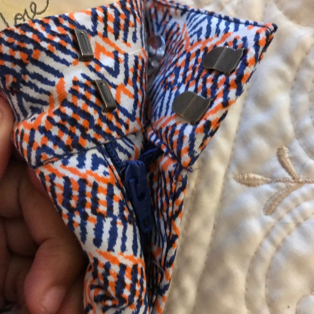 Joie Merci Chevron Blue & Orange Shorts - Picture 5 of 5